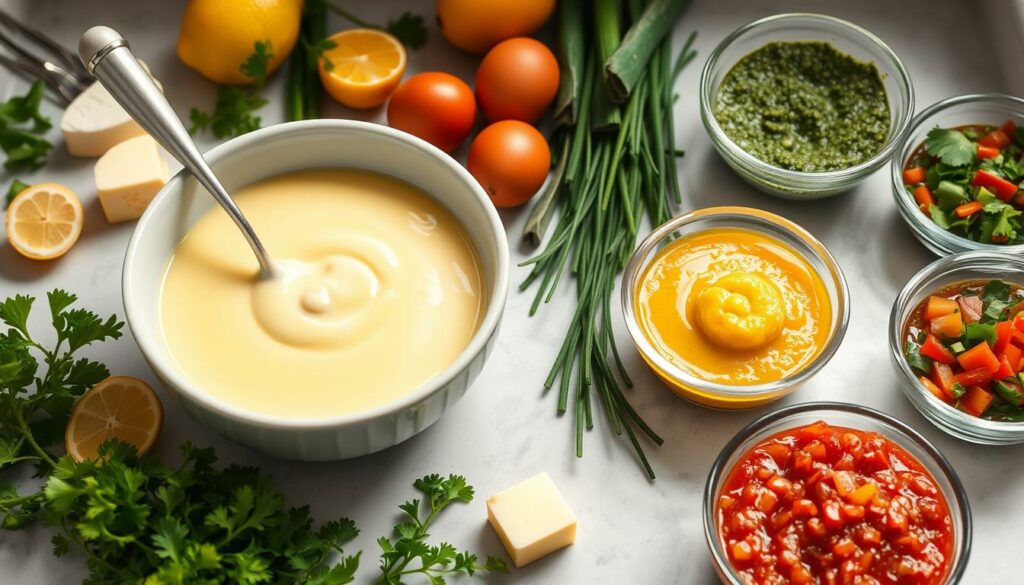 Hollandaise Sauce and Dips Preparation