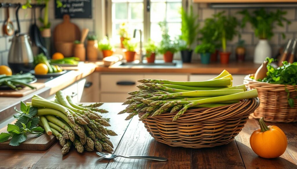 Nachhaltigkeit in der Küche mit regionalem Spargel