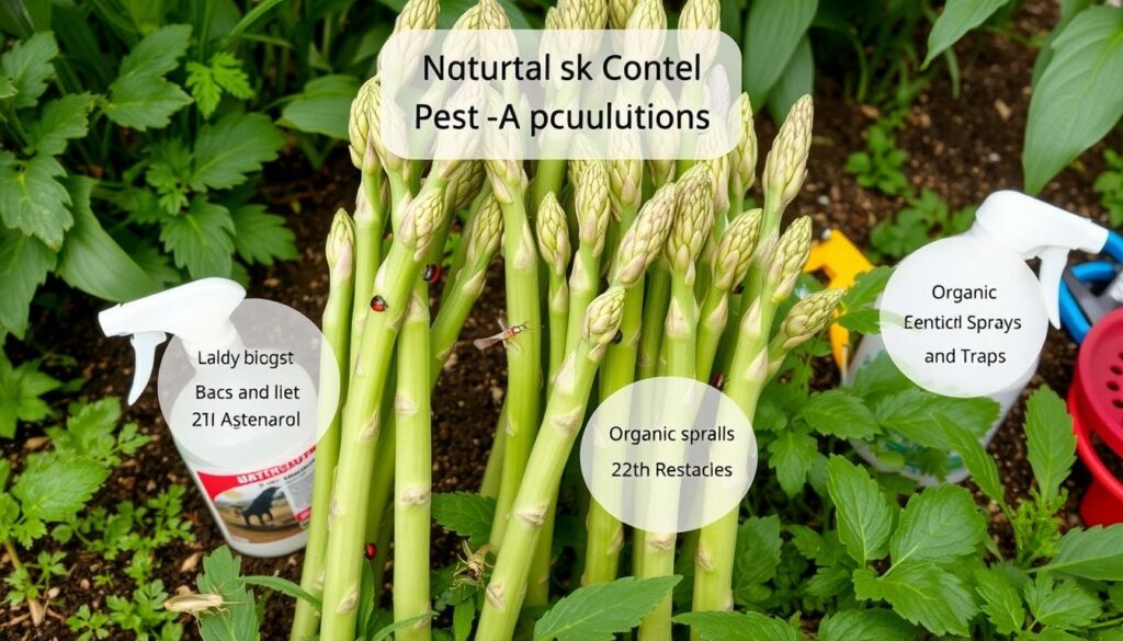 Schädlingsbekämpfung bei Spargelpflanzen