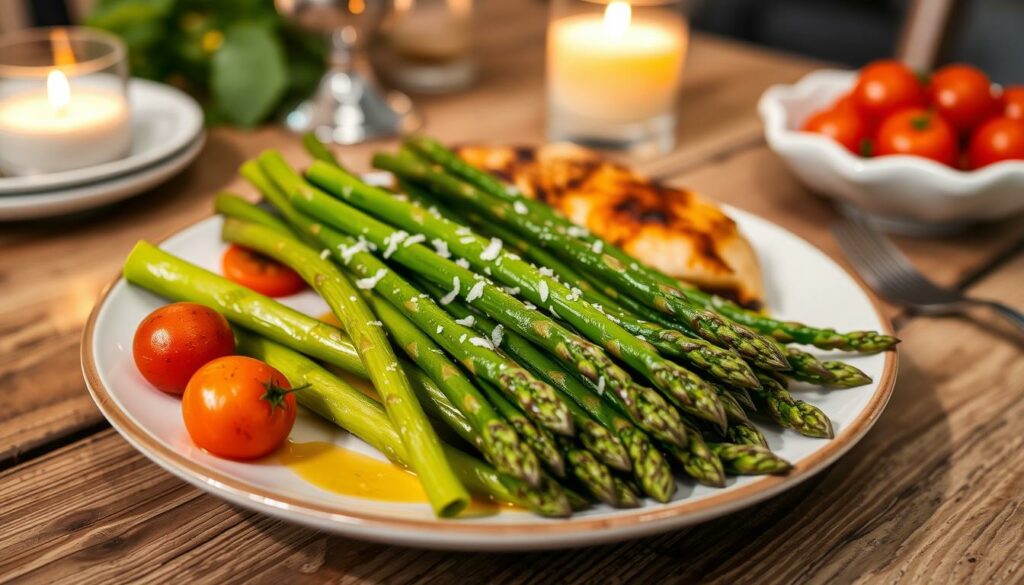 Spargel Abendessen