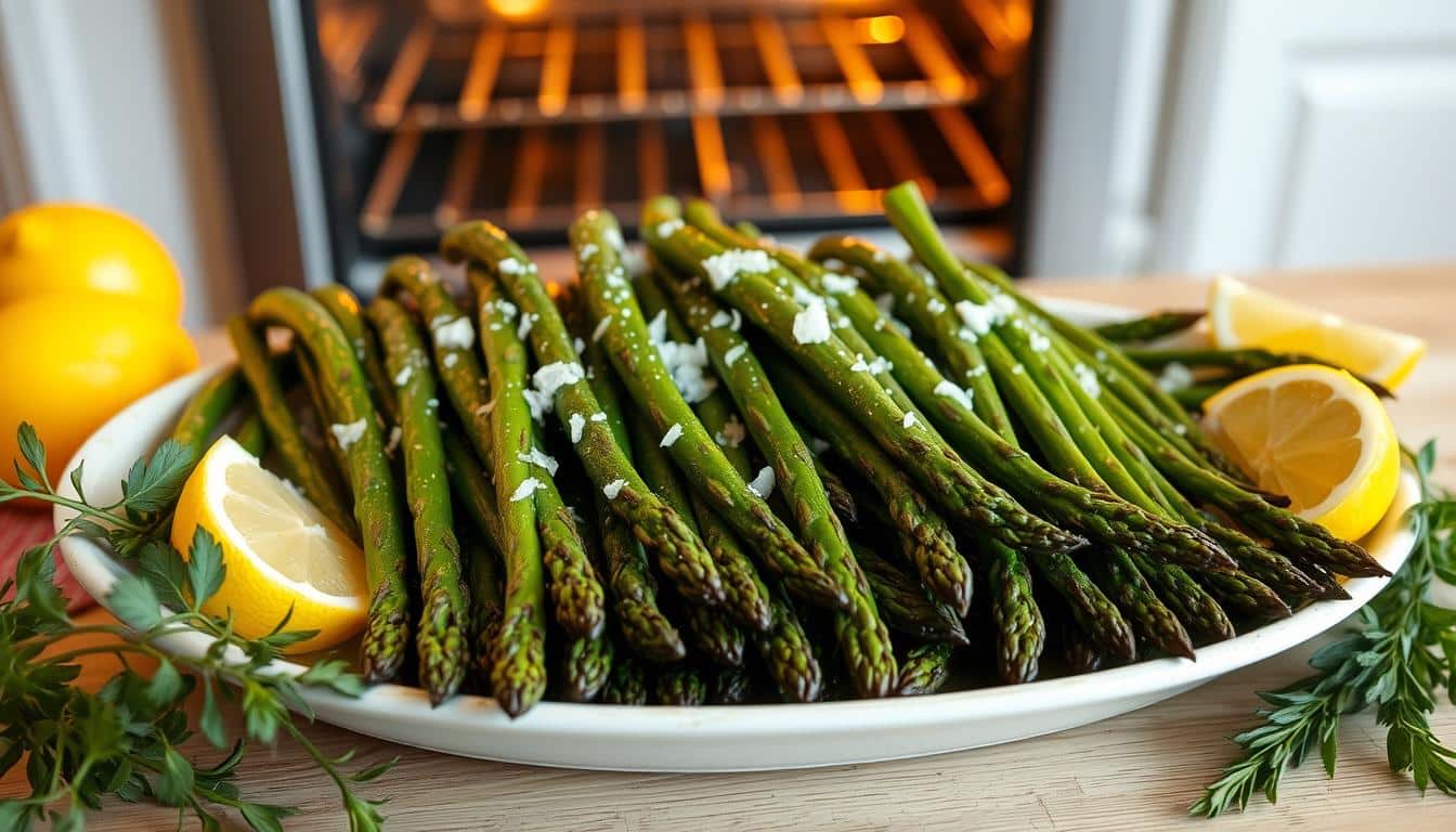 Spargel Backen