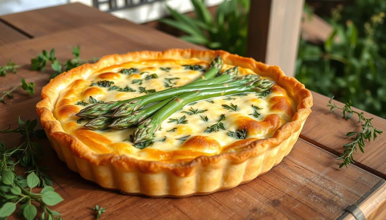 Spargel Quiche