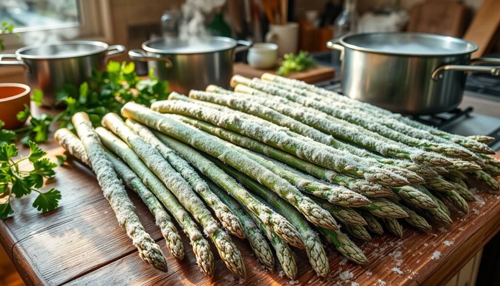 Spargel gefroren Kochen