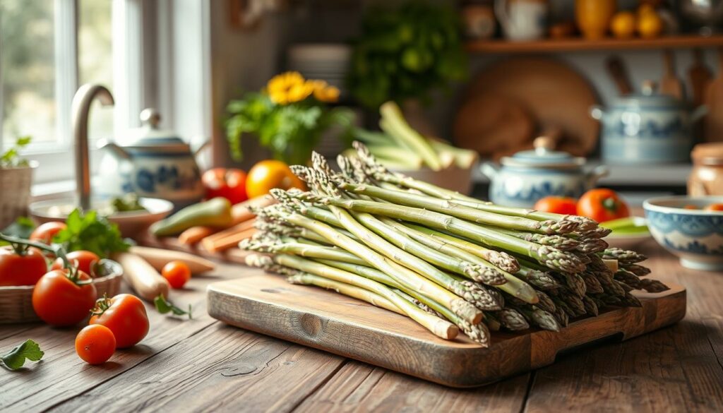 Spargel in deutsche Küche